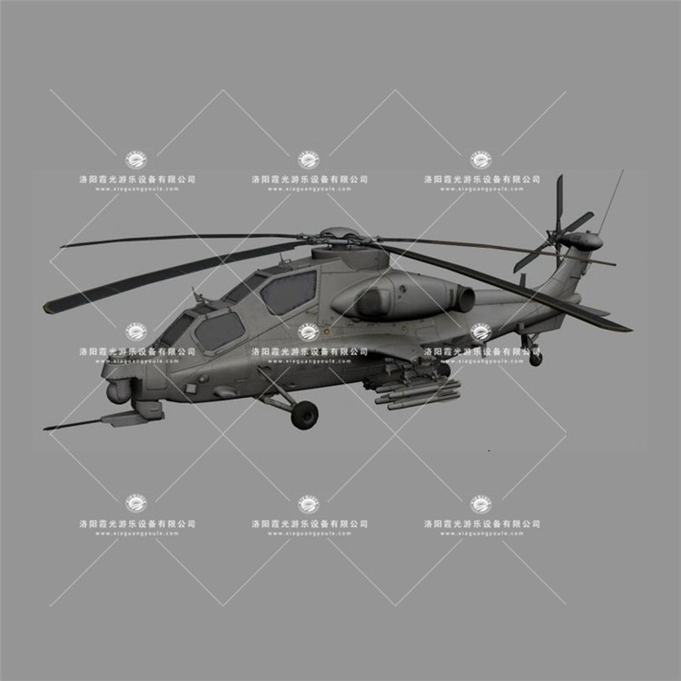 防城港武装直升机3D模型